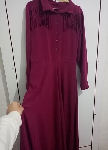 42 Beden bordo Renk Abiye elbise