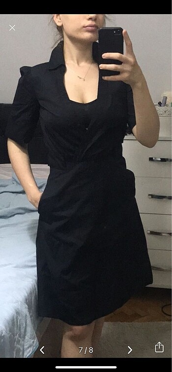 Mango Mango midi boy elbise