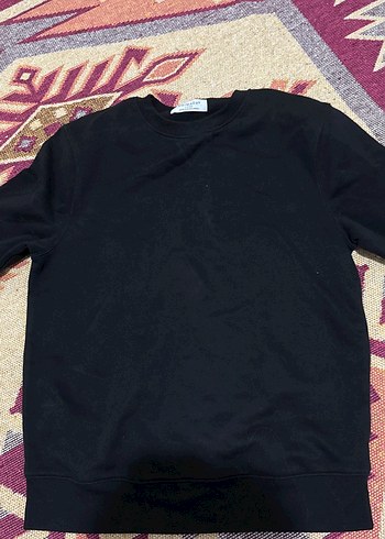 Siyah Oversize Unisex Sweatshirt