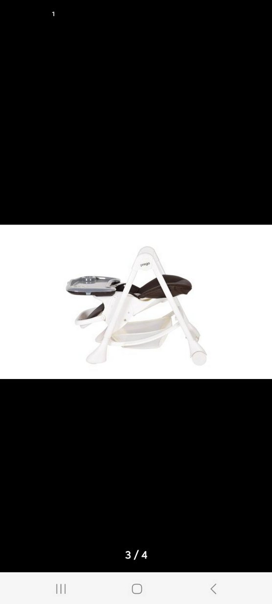 Gri Prego Bebek Mama Sandalyesi - Görsel 3