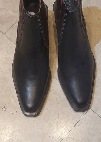 mango deri kovboy bot - Görsel 6