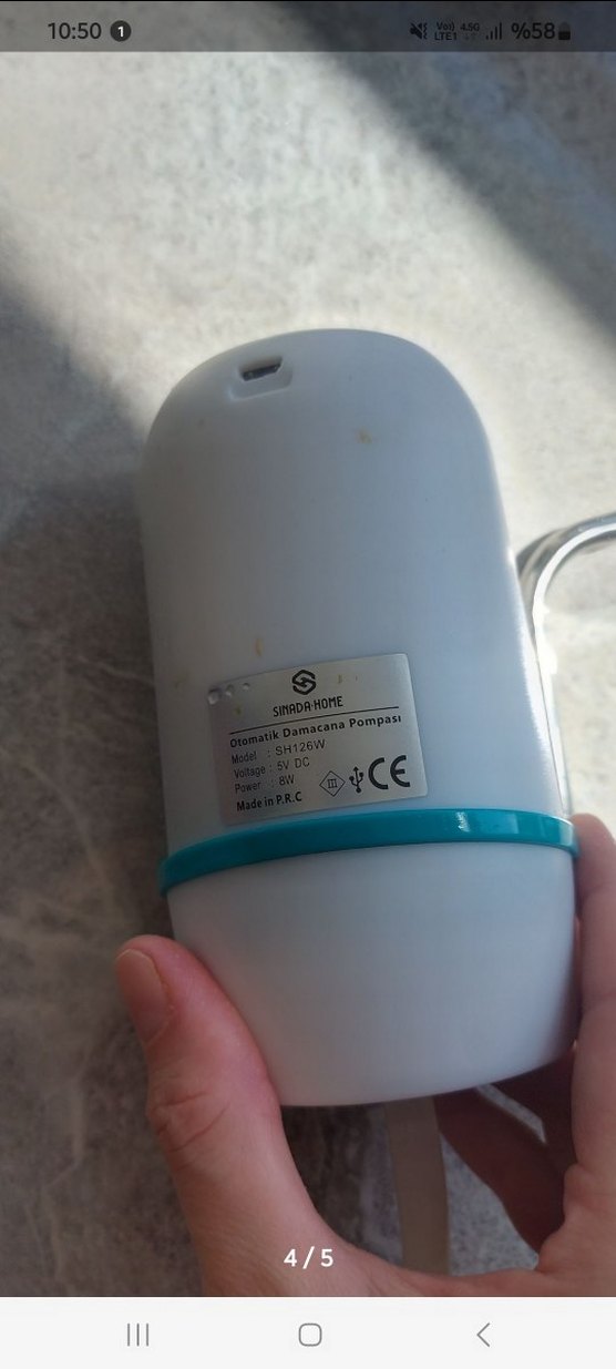 Mavi Su Pompası ve Elektrikli Mus Seti - Görsel 4