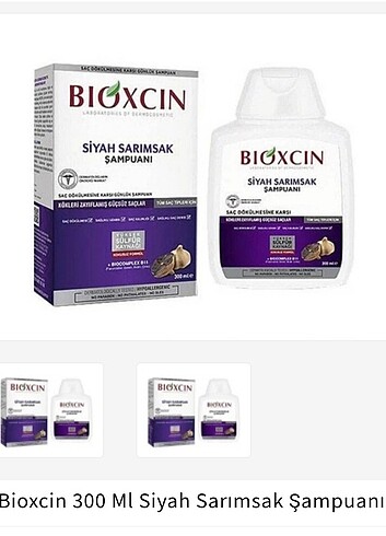 Bioxcin 300 Ml Siyah Sarımsak Şampuanı