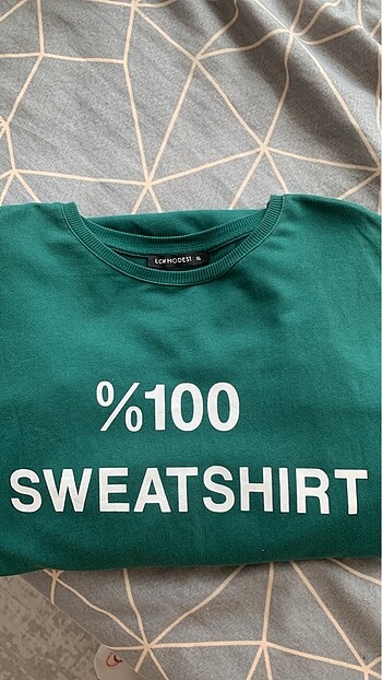xl Beden yeşil Renk Lcw bayan sweatshirt