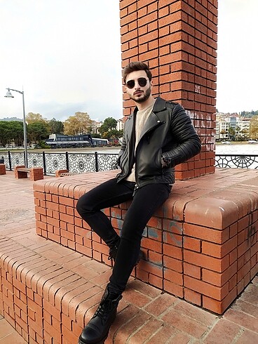Erkek Hakiki Deri Ceket S/M Beden