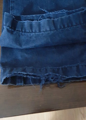 32 Beden mavi Renk Erkek Mavi koton Kemerli Rahat Pantolon