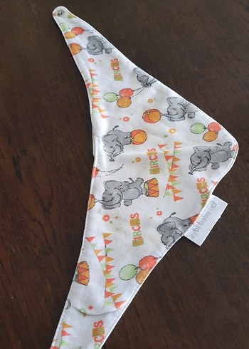 Gri Desenli Bebek Önlüğü - Görsel 5