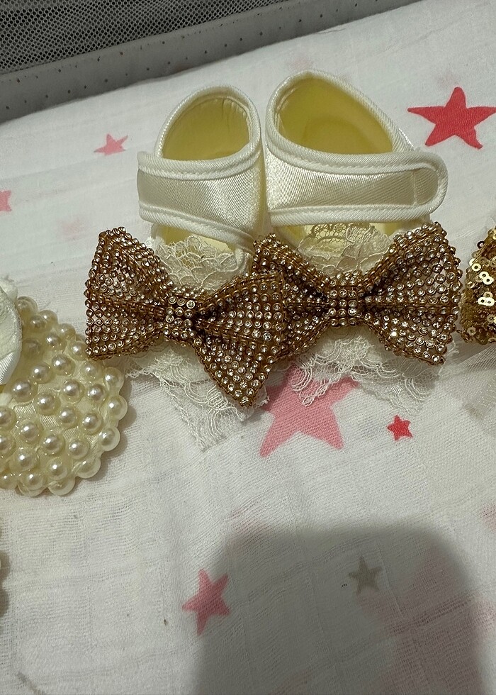 Bebek süslü ayakkabı - Görsel 3