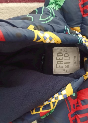 Erkek Bebek Çok Renkli Desenli Fermuarlı Tulumu - Görsel 2