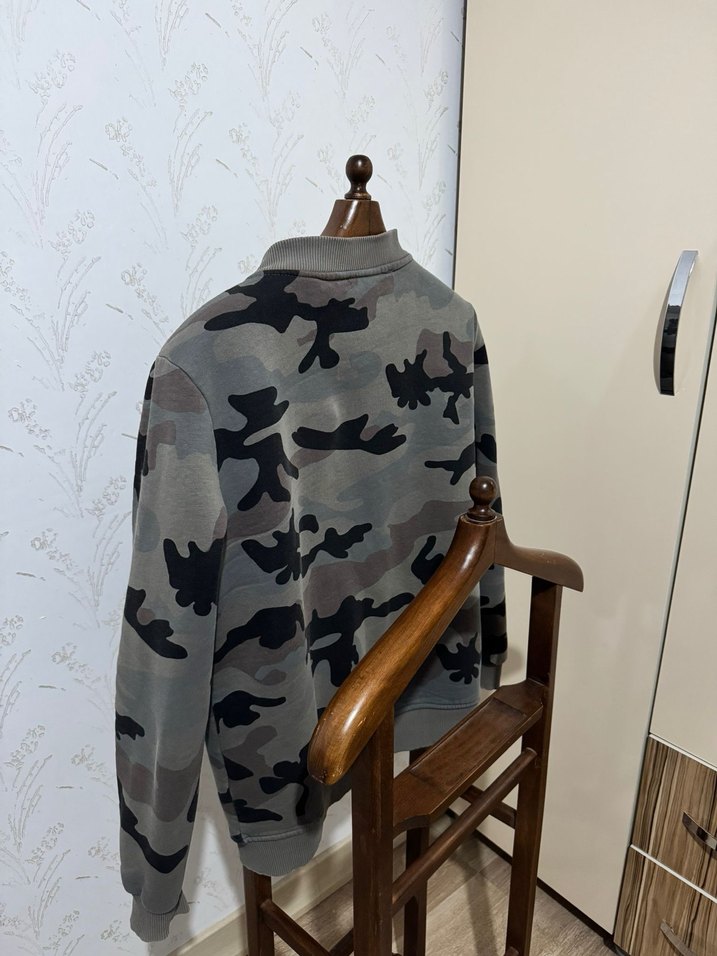 Avva Kamuflaj Erkek Fermuarlı Ceket - Görsel 2