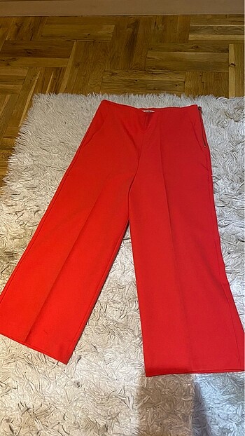 KADIN BORU PAÇA KISA KUMAŞ PANTALON