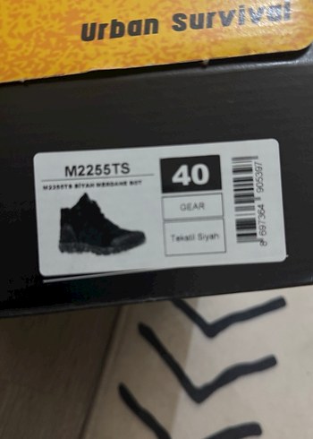 Scooter Siyah Erkek Tactical Bot P3102NS - Görsel 6