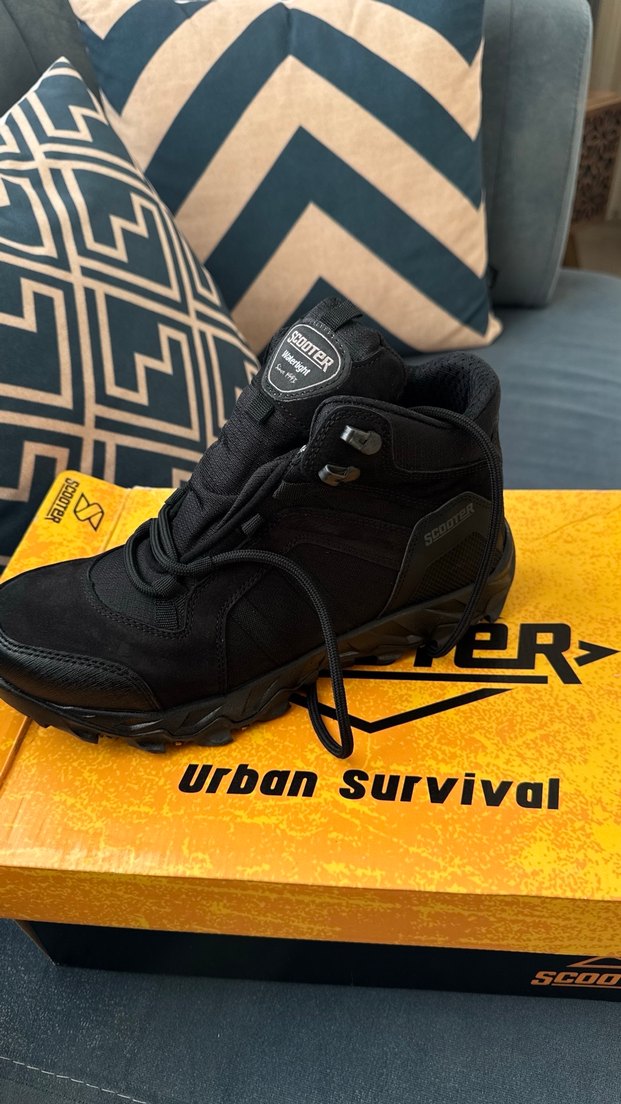 Scooter Siyah Erkek Tactical Bot P3102NS - Görsel 4