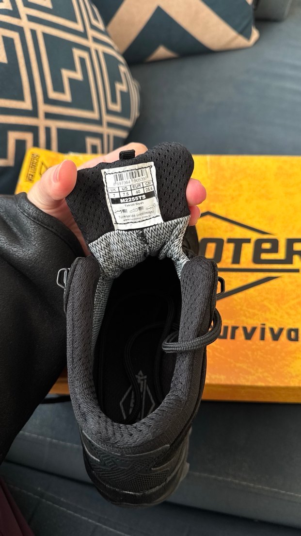 Scooter Siyah Erkek Tactical Bot P3102NS - Görsel 5