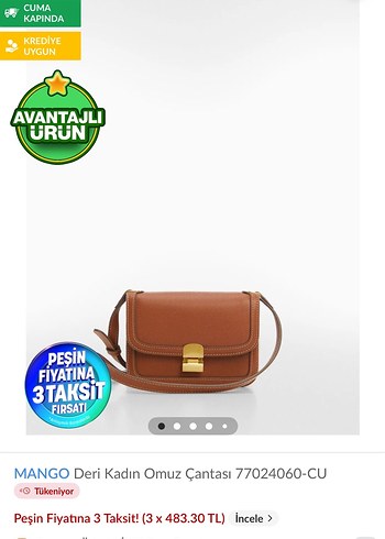 Klasik Şıklıkta Kahverengi Deri Kadın Çanta - Görsel 7