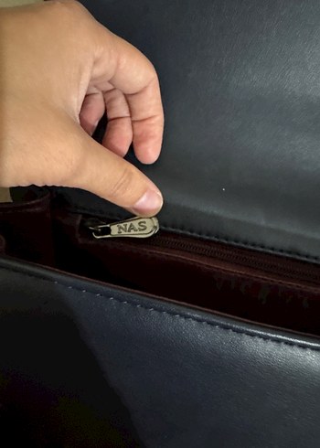 Lacivert nas bag çanta - Görsel 3