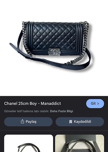 Lacivert nas bag çanta - Görsel 5