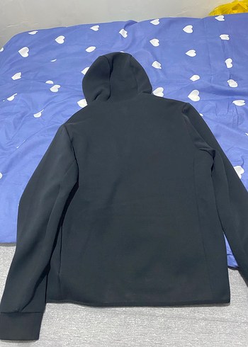 Siyah Adidas Kapüşonlu Erkek Mont - Görsel 4