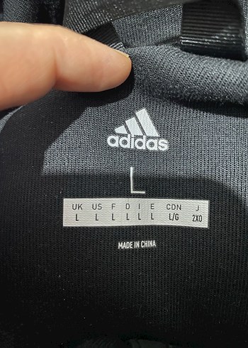 Siyah Adidas Kapüşonlu Erkek Mont - Görsel 5