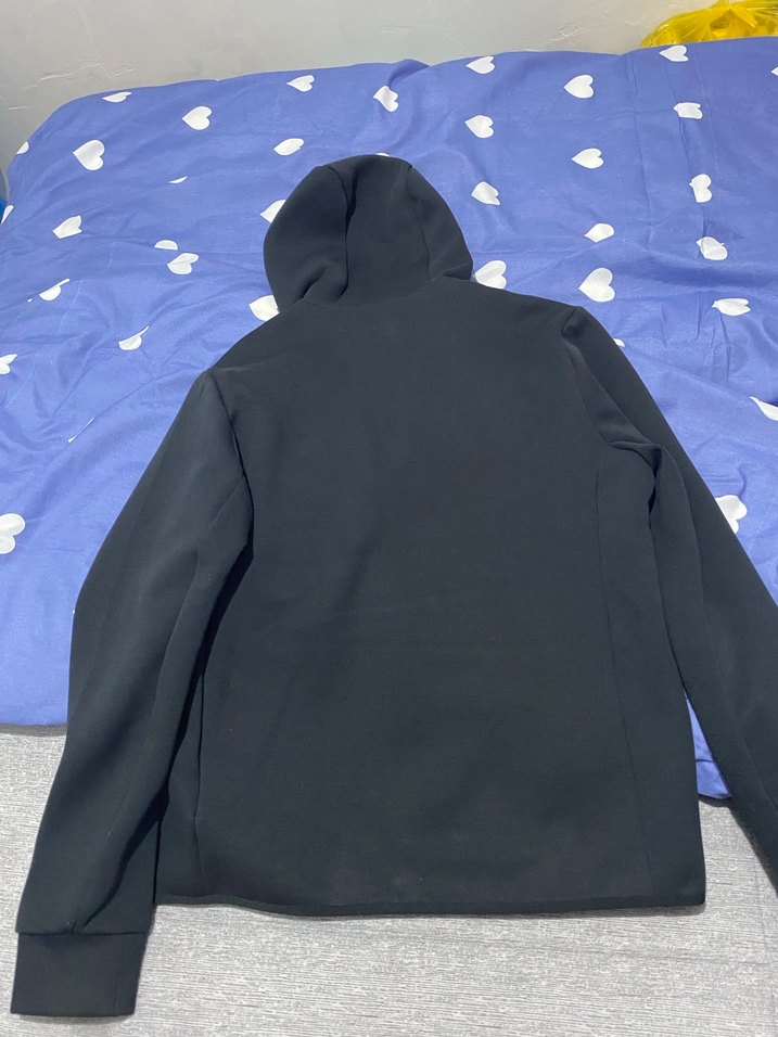 Siyah Adidas Kapüşonlu Erkek Mont - Görsel 4