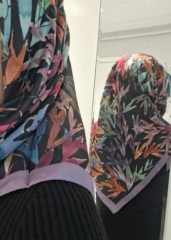 Renkli Bohem Kadın Eşarp - Görsel 3