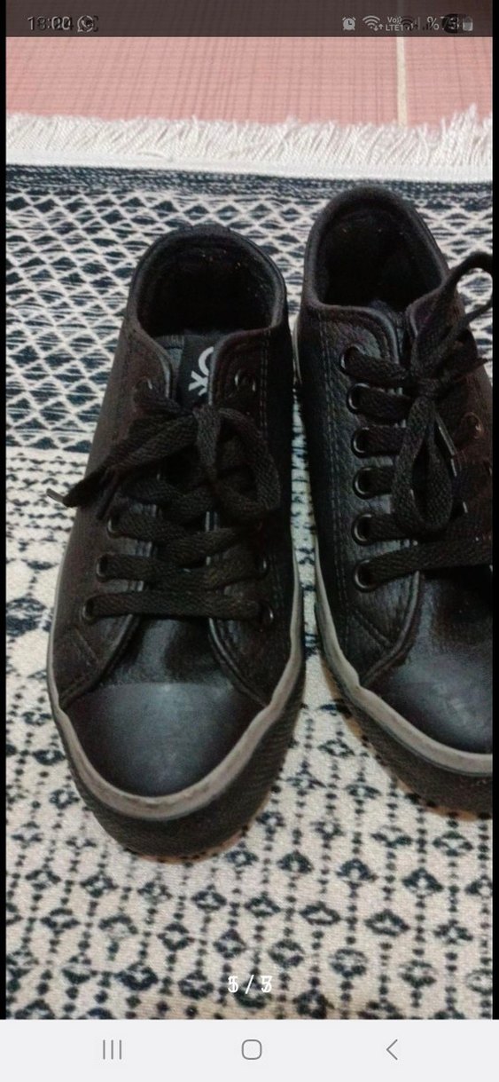 Siyah Kadın Spor Ayakkabı - Görsel 5