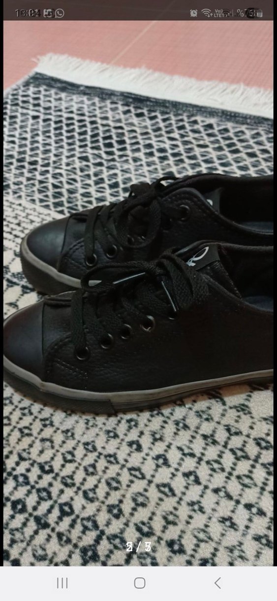 Siyah Kadın Spor Ayakkabı - Görsel 2