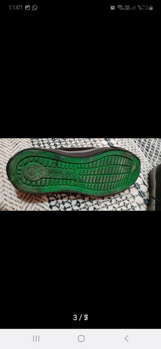 Siyah Kadın Spor Ayakkabı - Görsel 3