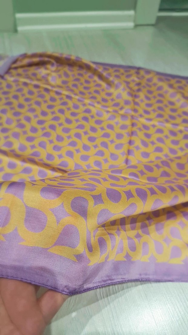 Mor Pastel Drapeli Kadın Eşarp - Görsel 2