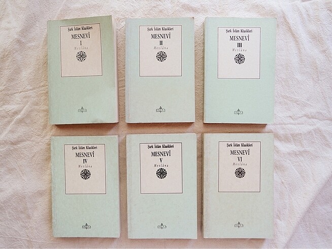 Mevlana Mesnevi 6 kitap set