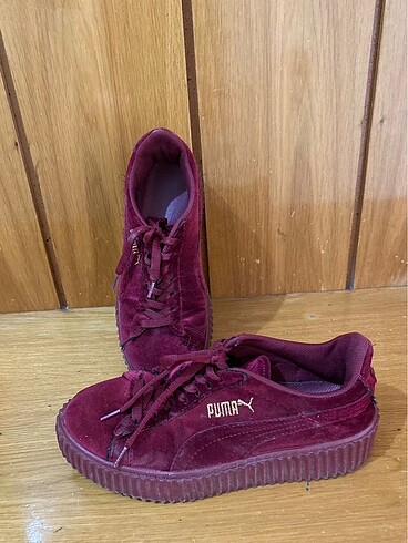 38 Beden Bordo ayakkabı