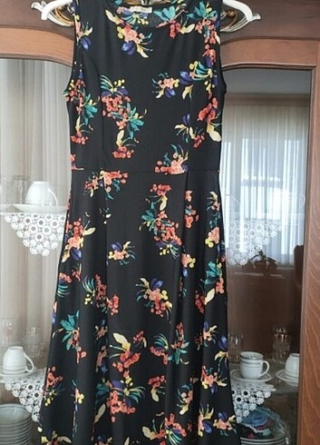 xl Beden Çiçekli elbise