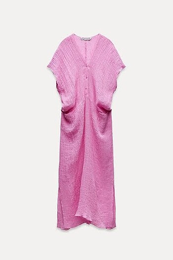 ZARA KETEN TUNİK ELBİSE