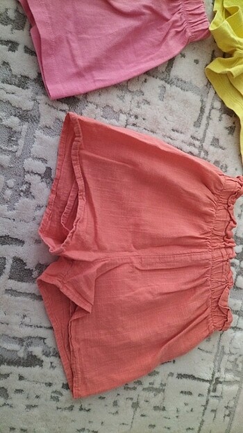 24-36 Ay Beden çeşitli Renk Kız çocuk şort