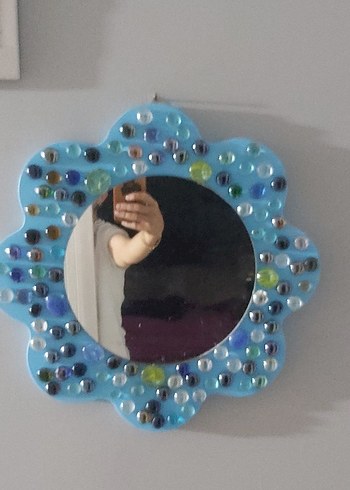 Mavi Çerçeveli Dekoratif Ayna - Görsel 5