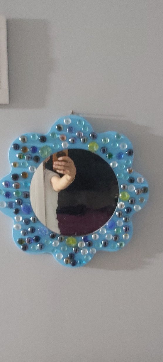 Mavi Çerçeveli Dekoratif Ayna - Görsel 5