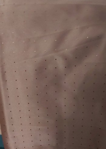 kahverengi 2 adet fon perde duz - Görsel 2