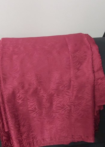 Pembe Desenli 2 adet perde - Görsel 6