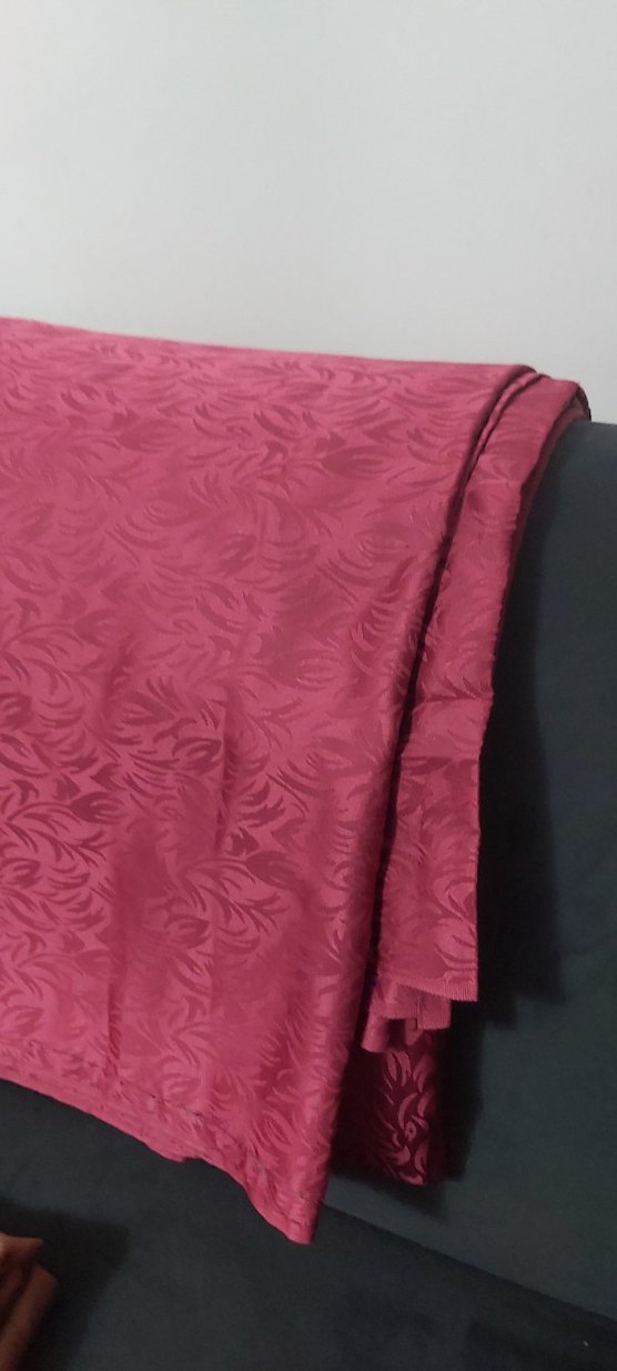 Pembe Desenli 2 adet perde - Görsel 5