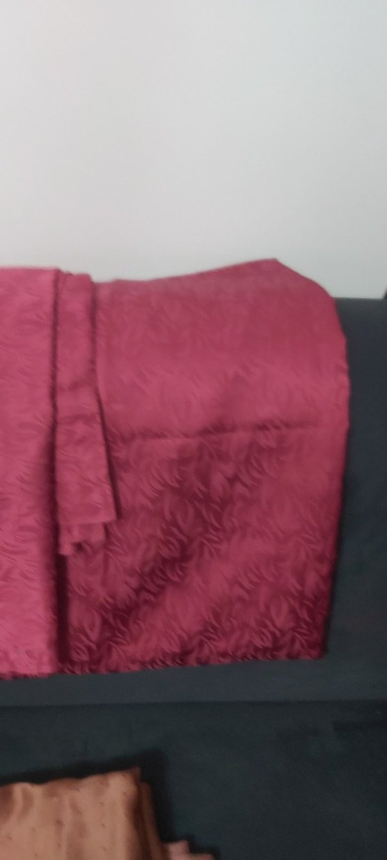 Pembe Desenli 2 adet perde - Görsel 3