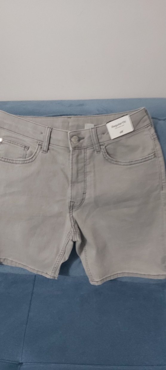 Gri Düğmeli Erkek Kot Pantolon sıfirdir - Görsel 5