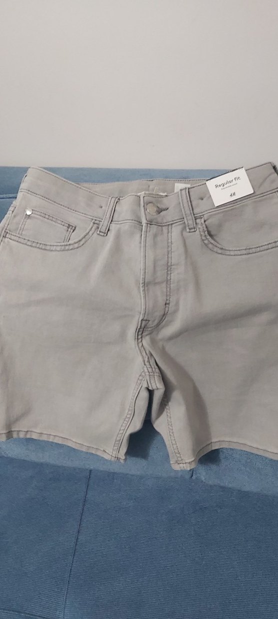 Gri Düğmeli Erkek Kot Pantolon sıfirdir - Görsel 3