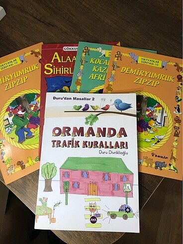 5 adet çocuk hikaye kitabı