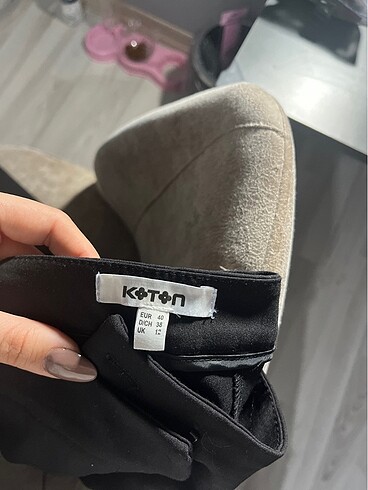 40 Beden siyah Renk Koton kumaş pantolon