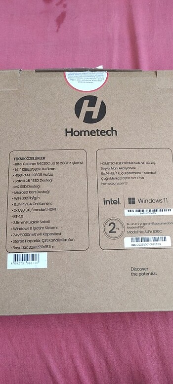 Lap top bilgisayar 