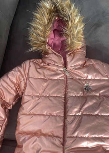 Kız Bebek Parlak Pembe Kürklü Tulumu - Görsel 2