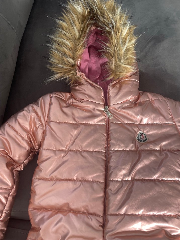 Kız Bebek Parlak Pembe Kürklü Tulumu - Görsel 2