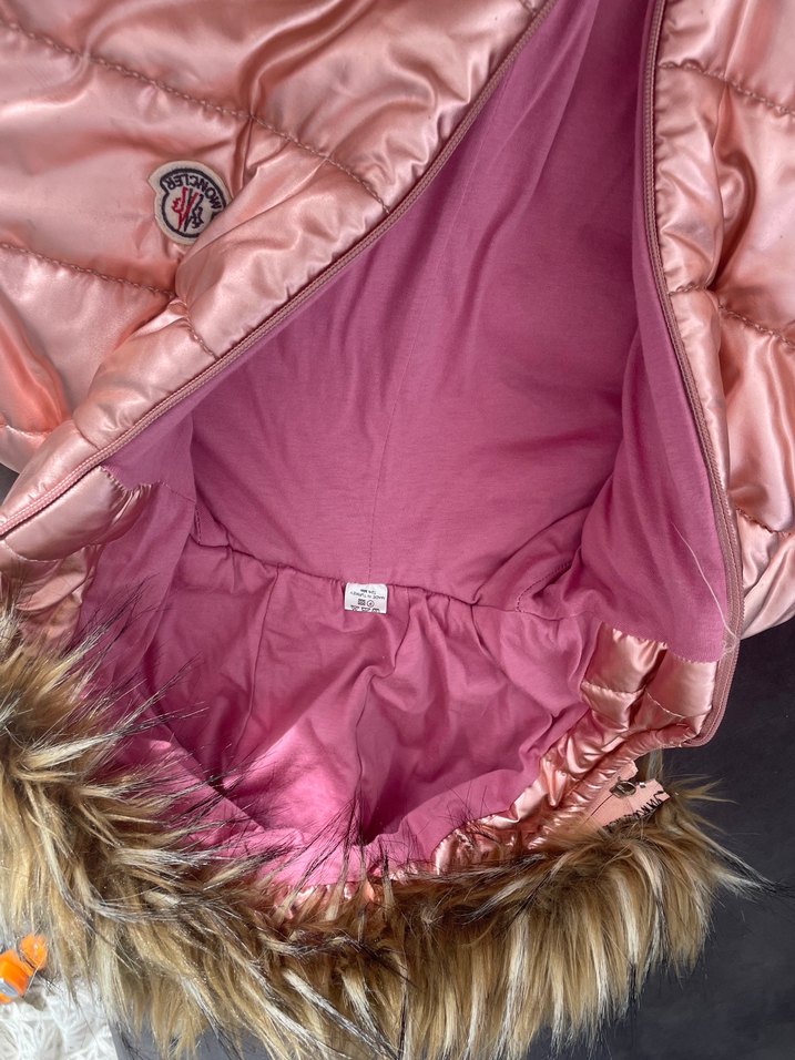 Kız Bebek Parlak Pembe Kürklü Tulumu - Görsel 3