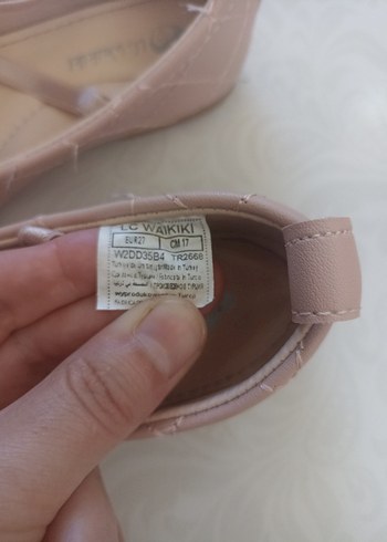 LC Waikiki Bej Klasik Kız Babet Ayakkabı