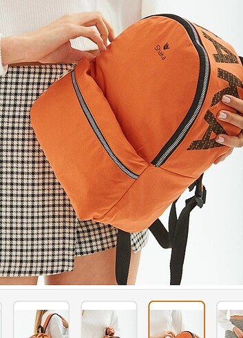  Beden turuncu Renk Okul çantası 